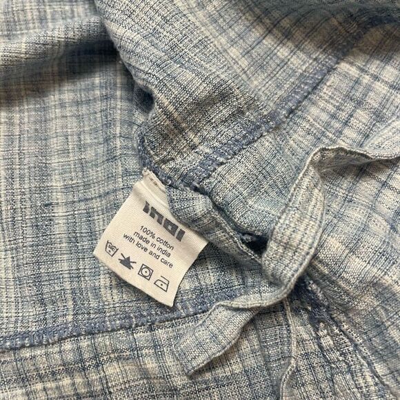 INDI Blue Kimono Lagenlook Cardigan Size 6 - Picture 8 of 10